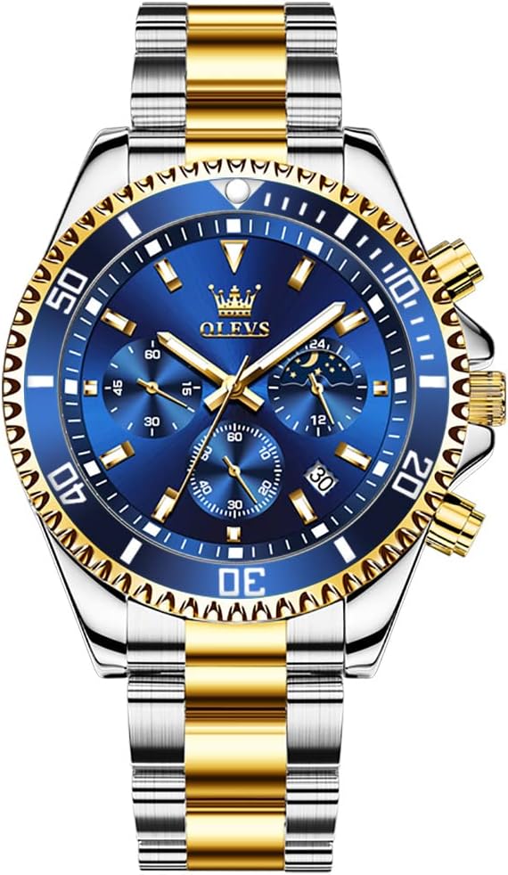 Montre Analogique pour Homme Olevs