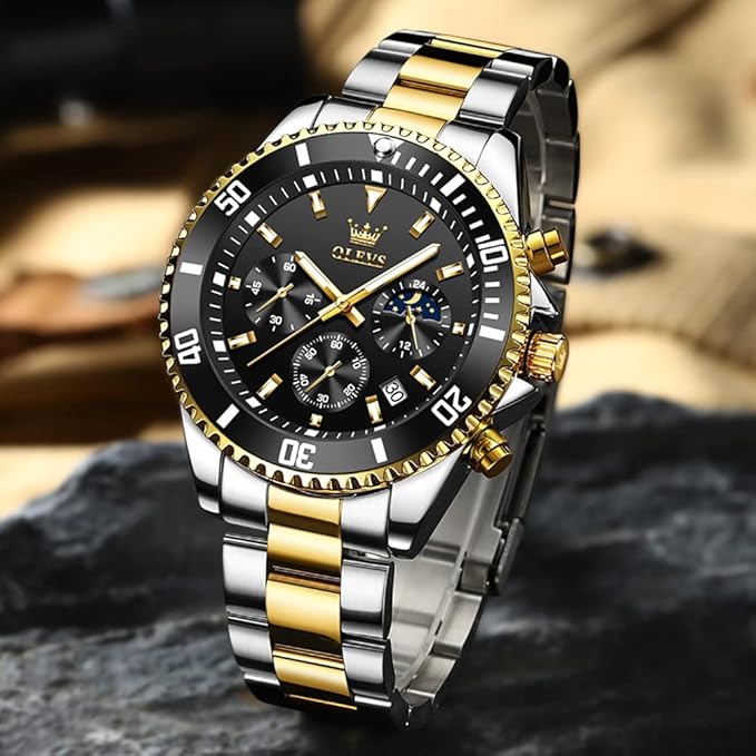 Montre Analogique pour Homme Olevs