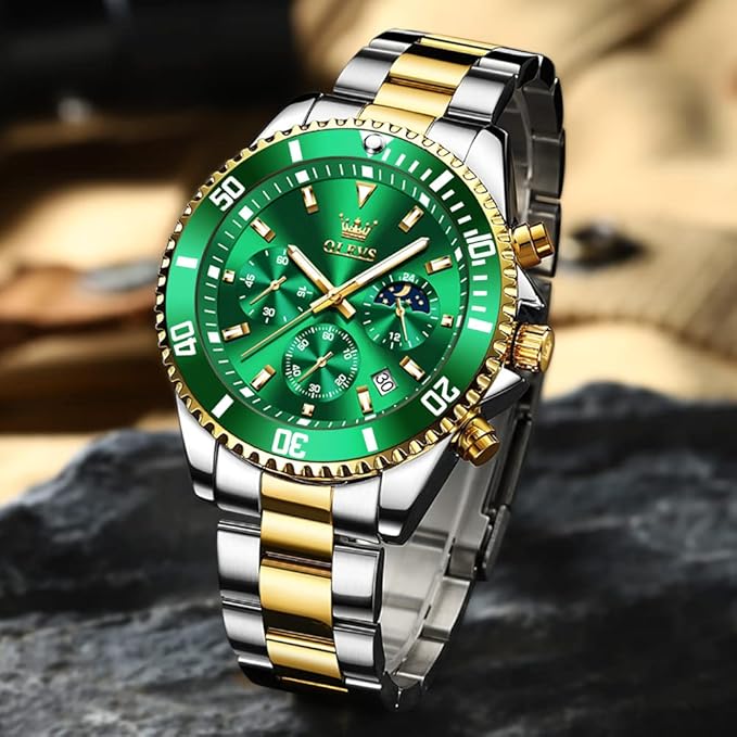 Montre Analogique pour Homme Olevs